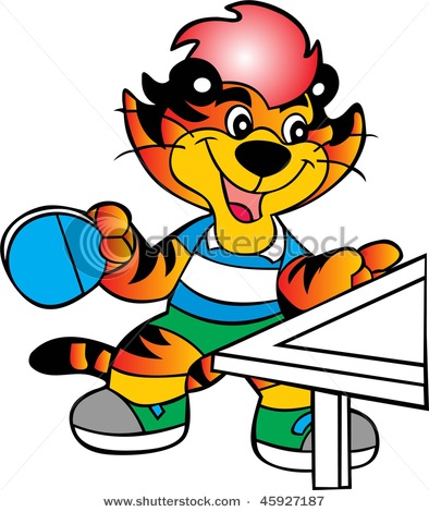 stock-vector-table-tennis-tiger-vector-45927187